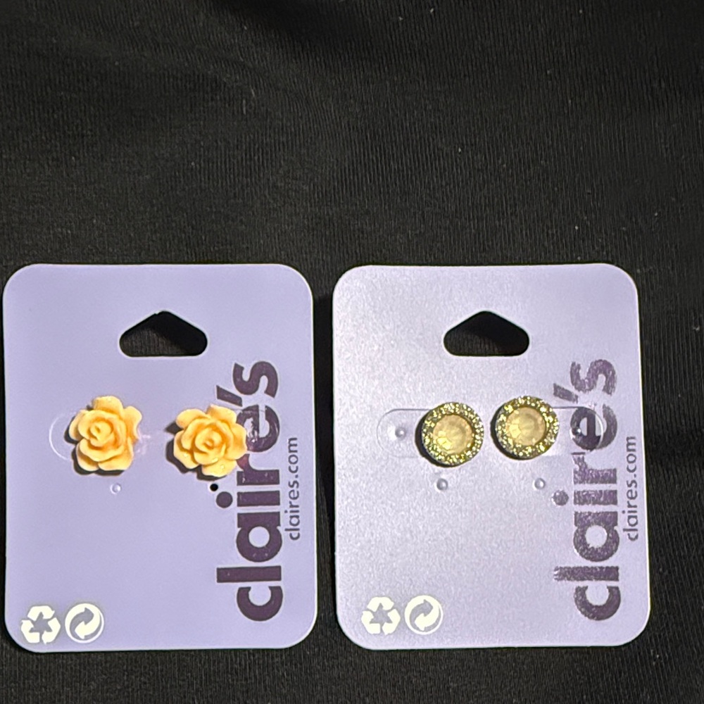 Fashion Earrings. 2 pairs. NWT